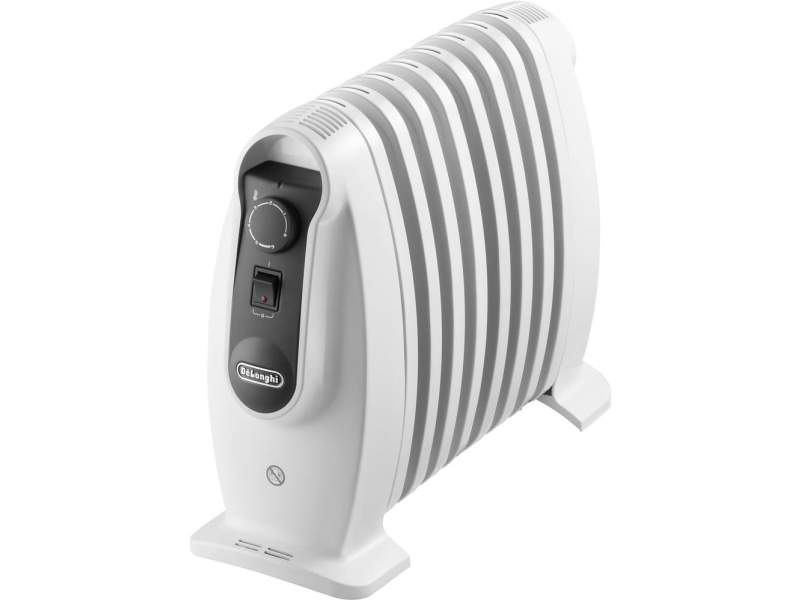 De'Longhi TRNS0808M - Oljeradiator - mobil - 800 W - hvit