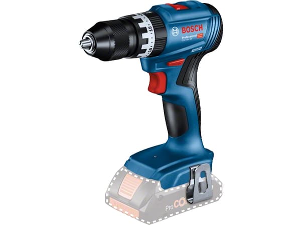 Bosch GSB 18V-45 Professional - Drill/driver - trådløs - 2 hastigheter - nøkkelfri borhylse 13 mm - 45 N·m - uten batteri - 18 V - SOLO