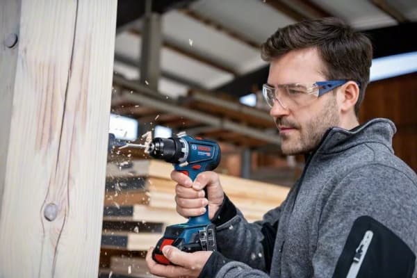 Bosch GSR 18V-90 C Professional - Drill/driver - trådløs - 2 hastigheter - nøkkelfri borhylse 13 mm - 64 N·m - 2 batterier, inkludert lader - 18 V