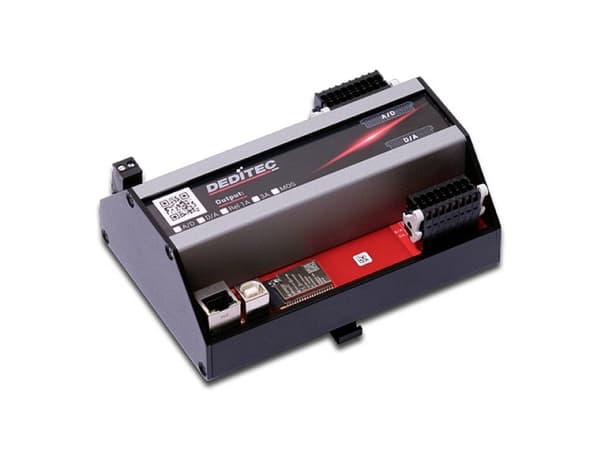 Deditec BS-WEU-AD16 BS-modul WiFi, Ethernet, USB Antal analoga ingångar: 16