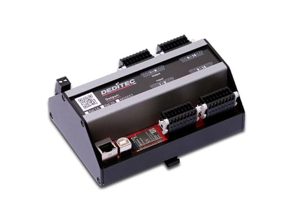 Deditec BS-WEU-O16-R16_3A BS-modul WiFi, Ethernet, USB Antal digitala utgångar: 16 Antal digitala ingångar: 16