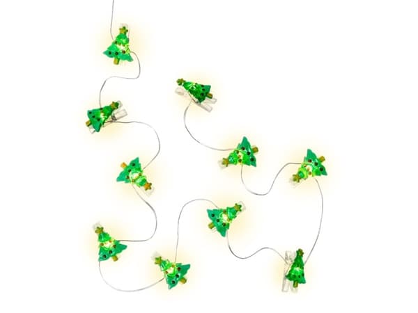 Goobay 60254, Fairy lights, Vihreä, Punainen, Hopea, Läpinäkyvä, Keltainen, Kupari, Muovi, IP20, 6 h, 18 h