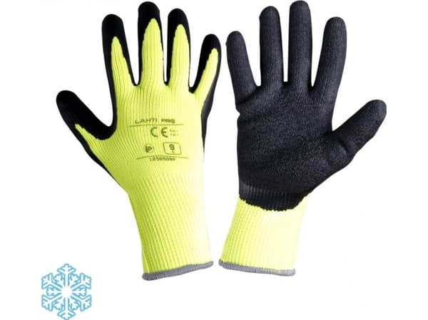 Lahti Pro isolerade belagda handskar gul 11" (L250411P)