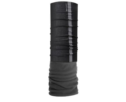 Lahti Pro Multifunctional scarf with fleece and reflective black-gray (L1030600)