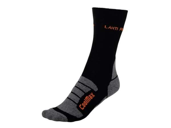 Lahti Pro Socks termisk vinter størrelse 43-46 grå-oransje (L3090543)