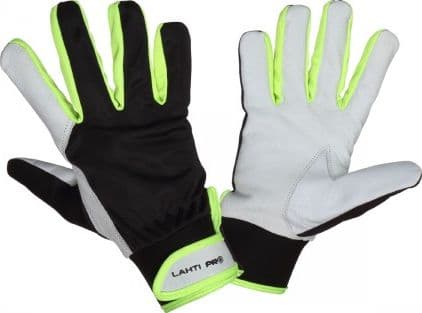 Lahti Pro skinnhansker svart og gul 8 (L271808K)