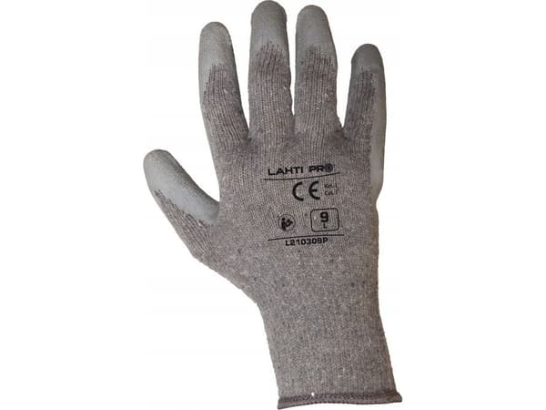 Lahti Pro latexhandskar grå 8" (L210308K)