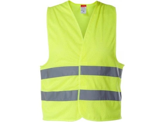 Lahti Pro Mesh väst med reflekterande ränder gul L (L4130503)