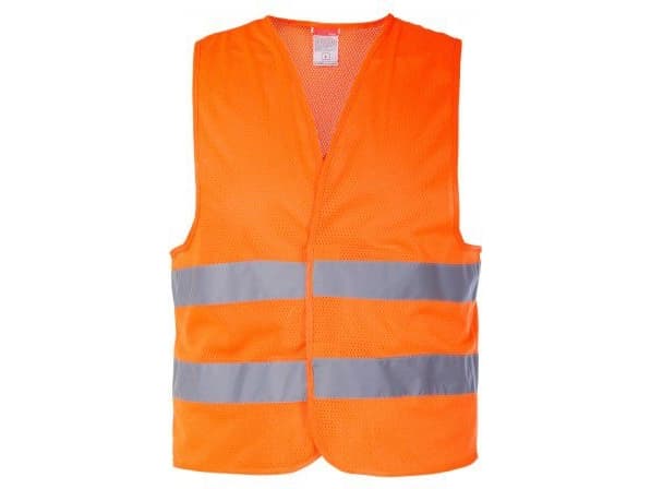 Lahti Pro Mesh väst med reflekterande ränder orange XXL (L4130605)