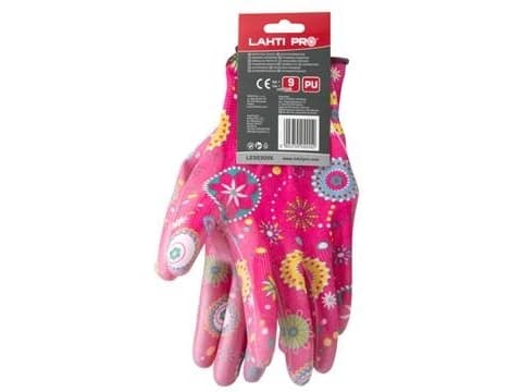 Lahti Pro Trädgårdshandskar 9 rosa L230309K