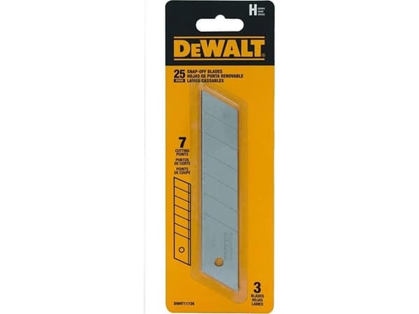 DEWALT TERÄT 25mm HARDENED 3kpl.