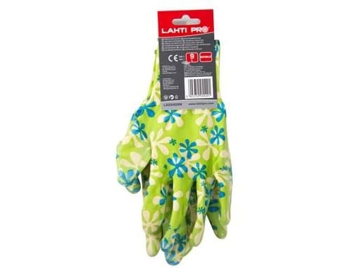 Lahti Pro Nitrile hagehansker 8 grønne L220408K