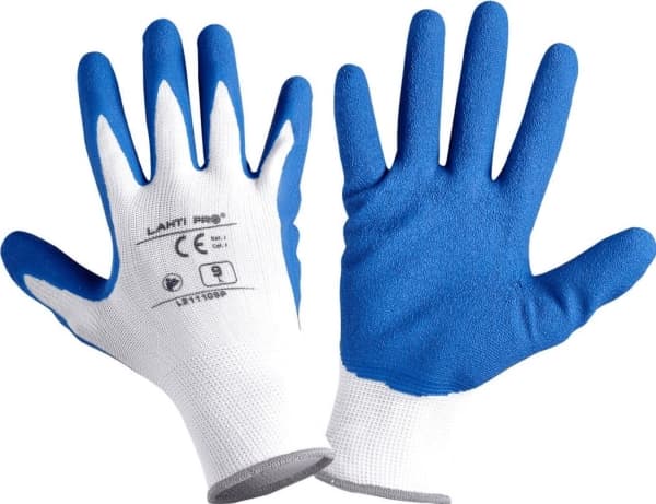 Lahti Pro gloves navy blue and white "9" (L211109K)