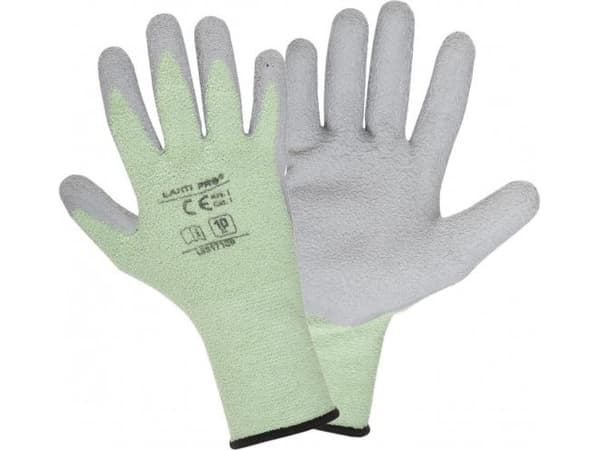 Lahti Pro WARMING GLOVES. GREEN-GRAY L251710P, CARD, "10", CE, LAHTI