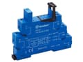 Pikkukuva 5 / 5: Finder Socket for 41.52/41.61/41.81 series relays 6-24V AC/DC, screw terminals, DIN rail mounting (93.02.0.024)