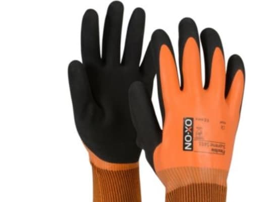 OX-ON arbetshandske storlek 11 - Flexible Supreme 1611, 100 % vattentät, unik fingerfärdighet