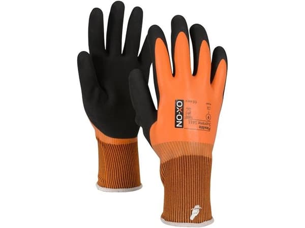OX-ON arbetshandske storlek 9 - Flexible Supreme 1611, 100 % vattentät, unik fingerfärdighet