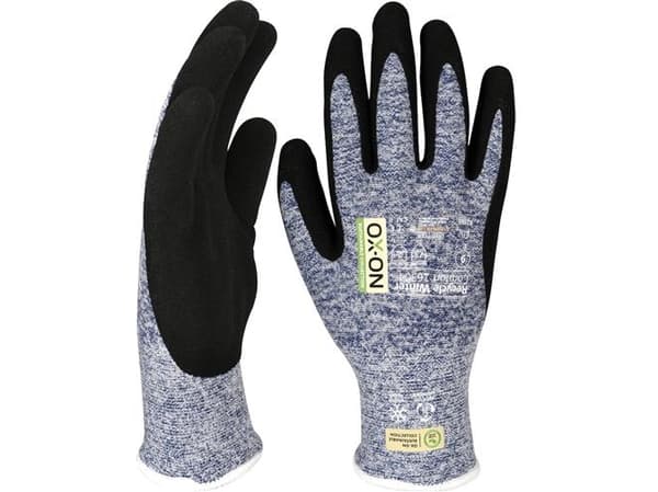 OX-ON vinterhandske str. 8 - Recycle Winter Comfort 16304, foret, god fingerføling