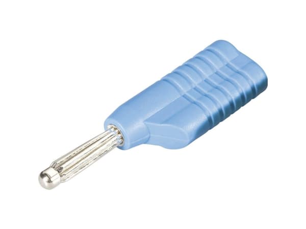 Schnepp S 4041 L bl Bananstik Stik, lige Stift-diameter: 4 mm Blå 1 stk