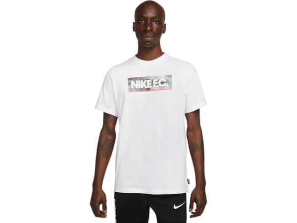 Nike NK Fc Tee Seasonal Block Men's T-Shirt White DH7444 100 L