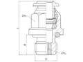 Pikkukuva 3 / 3: PREMA Connection 1/2 "8mm (80.0050.01.1208)