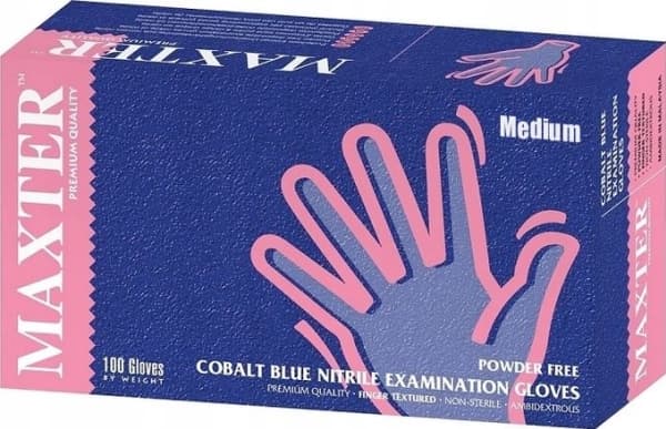 Maxter NITRIILIKÄSINEET MAXTER COBALT BLUE M 100 kpl.