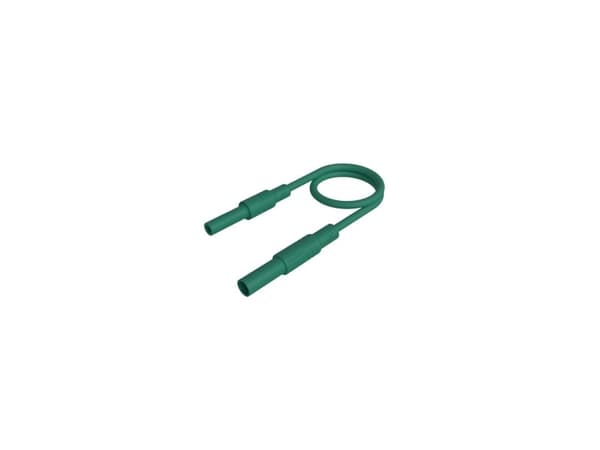 SKS Hirschmann MAL S GG-B 200/2,5 grün Turvallisuuskoejohto [4mm turvaliitin - #####4 mm Sicherheits-Buchse] 200 cm vihreä 1 kpl 1 kpl