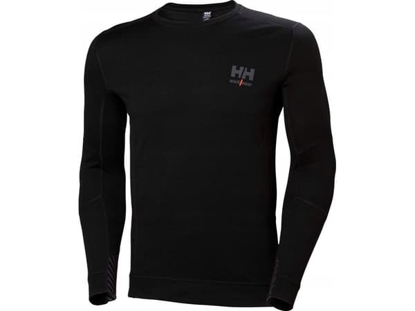 HH Workwear Lifa Merinovillainen aluspaita pitkillä hihoilla 75106 musta XL