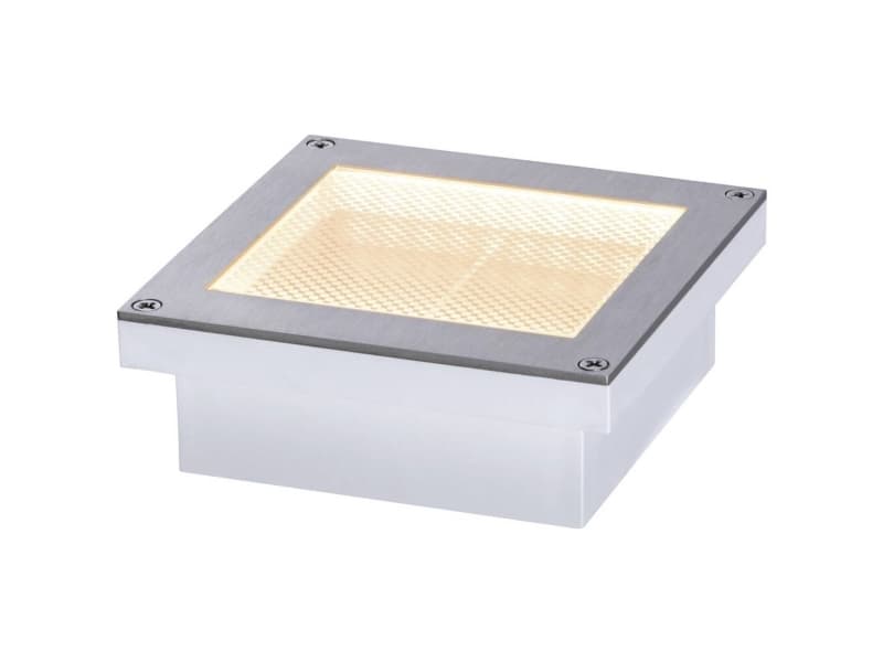 Paulmann Aron 2200K 10x10cm 94724 Solcelle-indbygningslampe 0.5 W Guld Hvid