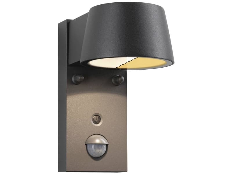Paulmann Capea 2200K-3000K PIR 94714 Udendørs vægbelysning LED (RGB) 6 W Sort