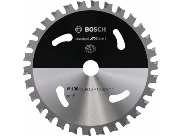 Bosch ROUND SAVKL ACCU STD STÅL 136X15,875MM 30T 30T