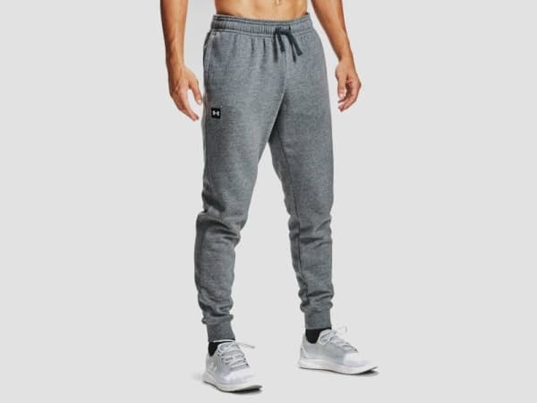 Men's Under Armour Rival Fleece Jogger Grey 1357128 012
