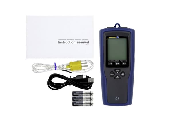 PCE Instruments PCE-T 330 Lämpötilan tiedonkeruulaite -200 - +1370 °C