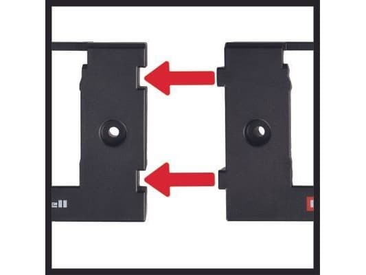 Einhell Koffer PXC Akku-Wandhalterung 4514155 Batterivägghållare Passar Power X-Change batterier