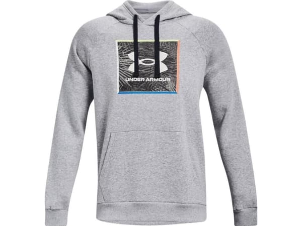 Under Armour UA Rival Flc Graphic Hoodie grey 1370349 011