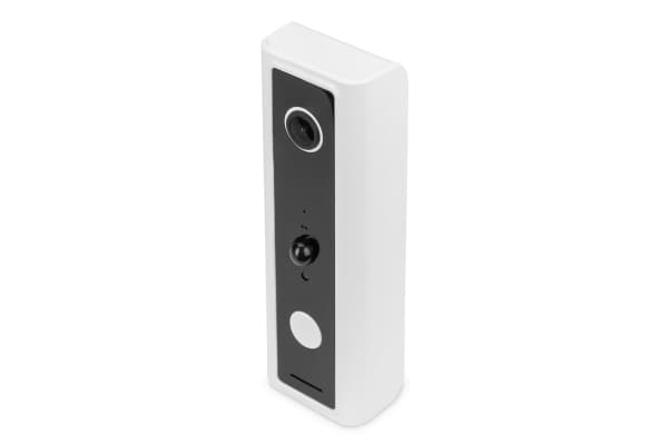 DIGITUS - Smart dørbjelle og ringeklokke - med kamera - Full HD, PIR motion sensor, battery operation, voice control - trådløs - Wi-Fi - 2.4 Ghz - bl