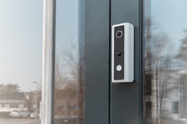 DIGITUS - Smart dørbjelle og ringeklokke - med kamera - Full HD, PIR motion sensor, battery operation, voice control - trådløs - Wi-Fi - 2.4 Ghz - bl