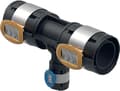 Miniatyrbilde 2 av 4: Geberit FlowFit tee 50 x 25 x 50 mm, sort PPSU
