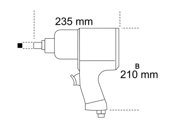 BETA 1/2" 1750Nm PNEUMATIIKKA 1927P