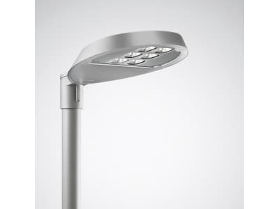 Trilux 6554240, Udendørs piedestal/postbelysning, Grå, Sølv, Aluminium, IP66, Gangsti, II