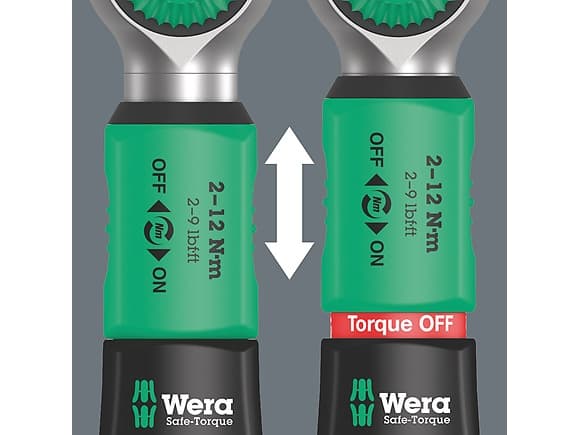 Wera 05075830001, Momenttiavain, Nm, Mekaaninen, 1/4", 2 - 12 Nm, Terästä