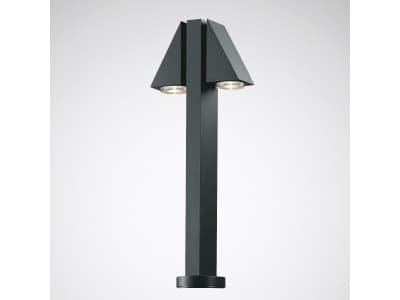 Trilux 5565540, Markbelysning utomhus, Antracit, Gjuten aluminium, Glas, IP54, Entré, Fasad, Trädgård, Trädgårdsgång, CE