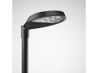 Trilux 6552140, Utomhus pelar-/stolpbelysning, Antracit, Gjuten aluminium, IP66, Trädgårdsgång, II