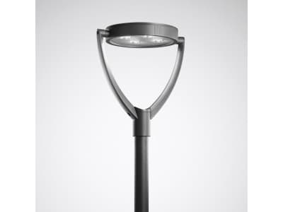 Trilux 6635251, Utomhus pelar-/stolpbelysning, Antracit, Gjuten aluminium, IP66, Trädgårdsgång, Gata, II