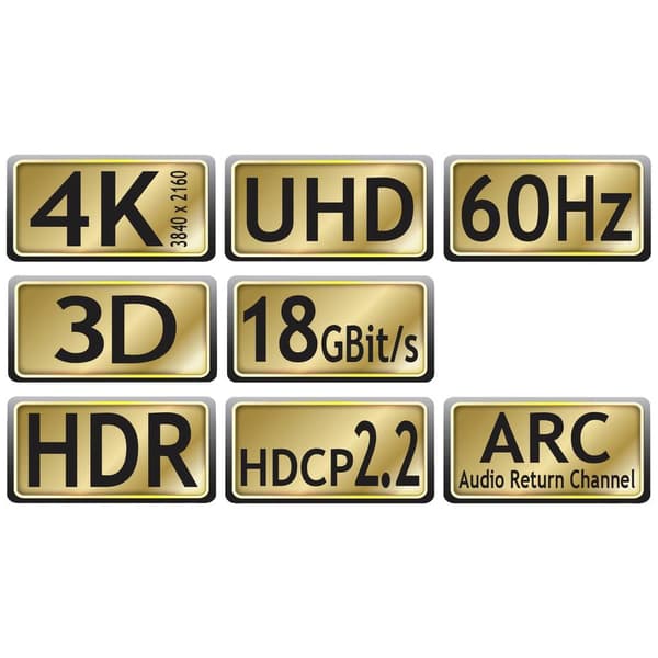 Maxtrack HDMI Anslutningskabel HDMI-A-kontakt, HDMI-A-kontakt 40.00 m Svart C 508-40 ML 4K UHD HDMI-kabel