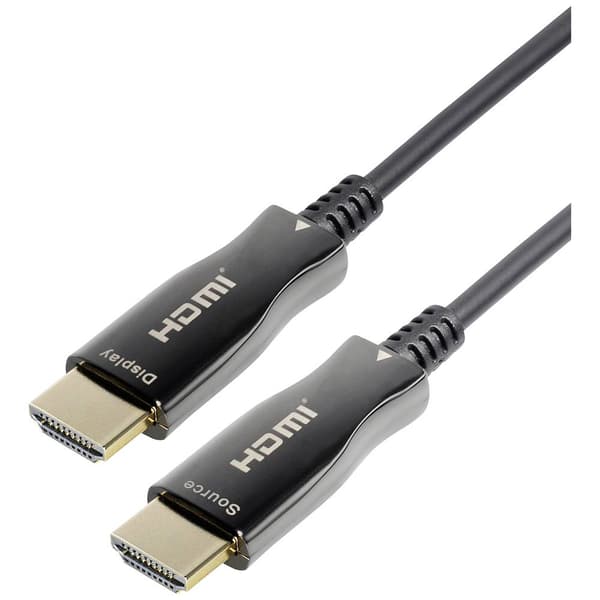 Maxtrack HDMI Anslutningskabel HDMI-A-kontakt, HDMI-A-kontakt 40.00 m Svart C 508-40 ML 4K UHD HDMI-kabel
