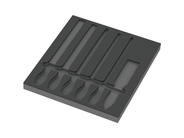 Wera 05137383001, Skuminsats, Wera, 1 styck, Svart, 344 mm, 392 mm