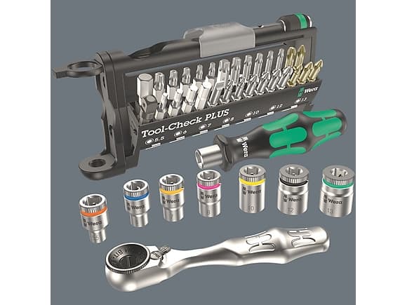 Wera Kraftform Compact + Tool-Check PLUS Bit ruuvinväännin 1/4
