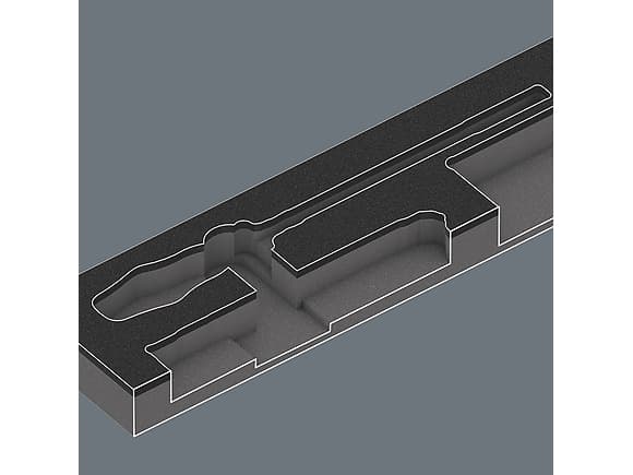 Wera Kraftform Compact + Tool-Check PLUS Bit ruuvinväännin 1/4