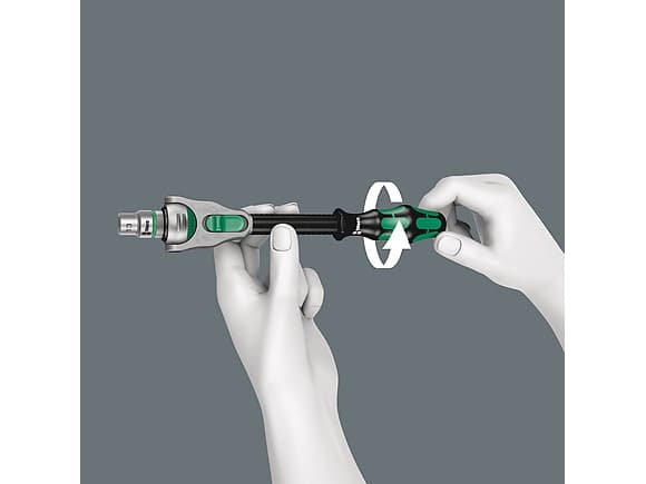 Wera 05150110001, 37 kpl, Musta, Vihreä, Terästä, Musta, Vihreä, 1,24 kg, 40,5 cm, 18,5 cm